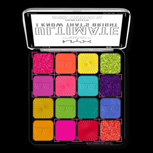 Ultimate Color Shadow Palette I Know That's Bright - NYX